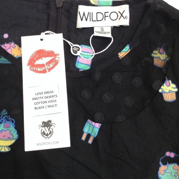 Wildfox Love Sweet Desert Long Sleeve Mini Dress Size Small New With Tag - Picture 4 of 7
